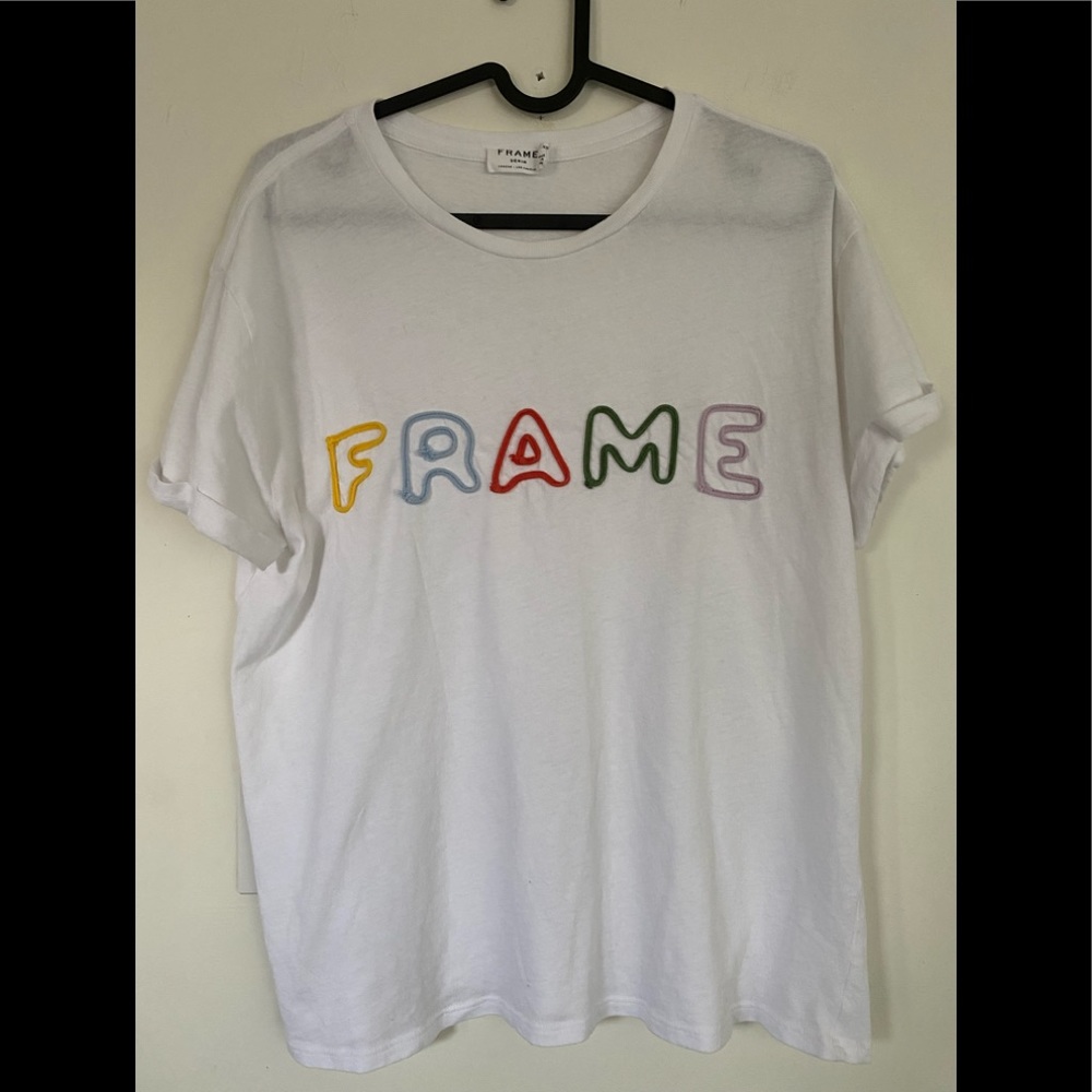 FRAME T-shirt oversize with Logo size XS